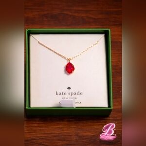 Kate Spade Necklace - Cubic Zirconia - Fuschia - Treasure Trove - NWT